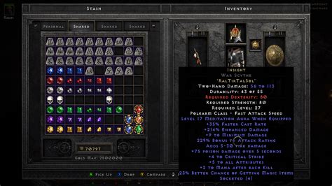 4 slots polearm nightmare act 1 drop